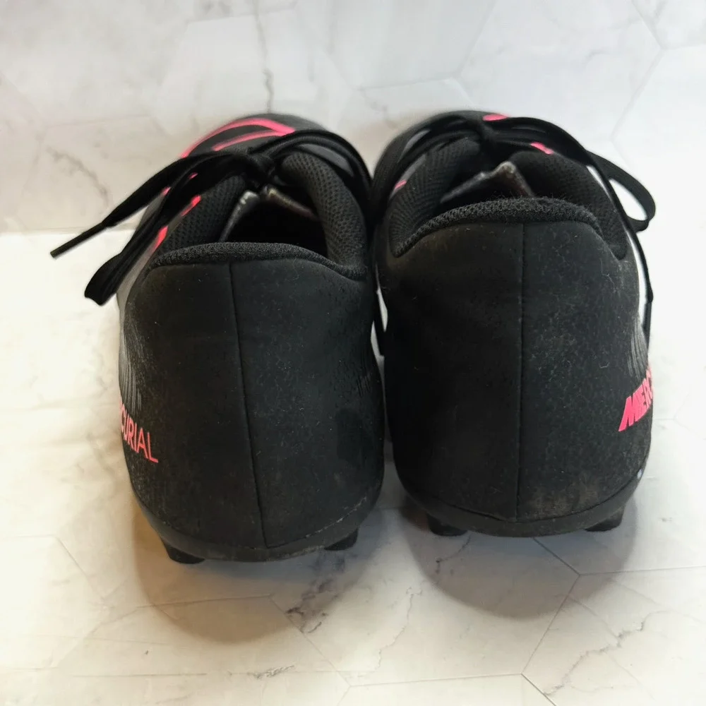 Nike Mercurial Cleats Black & Pink Soccer Football 8.5 US 42 EUR Unisex